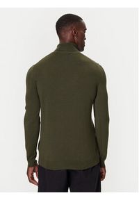 Karl Lagerfeld - KARL LAGERFELD Golf 655058 554399 Zielony Regular Fit. Typ kołnierza: golf. Kolor: zielony. Materiał: wełna #4