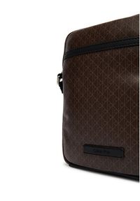 Calvin Klein Saszetka Emblem Aop Coated Slim Reporter LV04D3334G Brązowy. Kolor: brązowy. Materiał: skóra #5