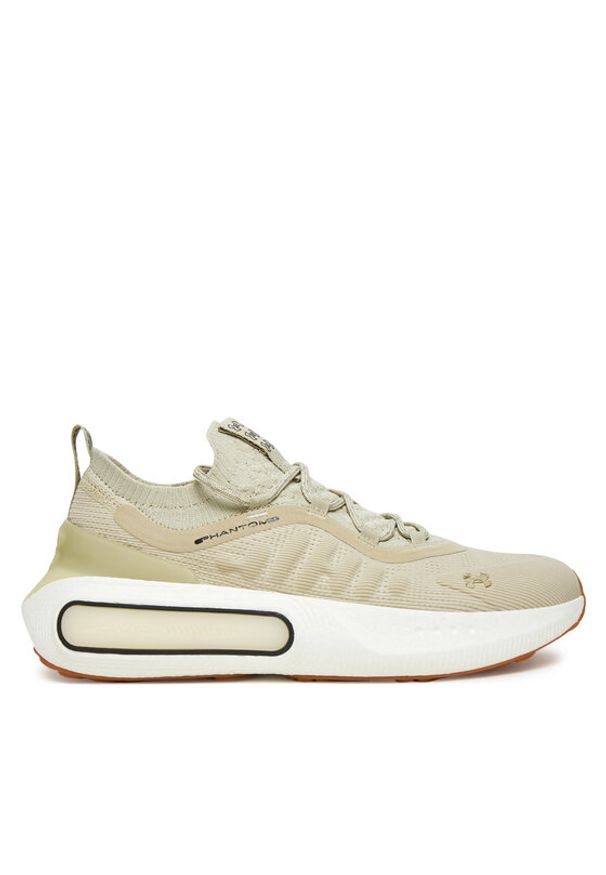 Under Armour Sneakersy UA Phantom 4 3027593 Beżowy. Kolor: beżowy. Materiał: materiał