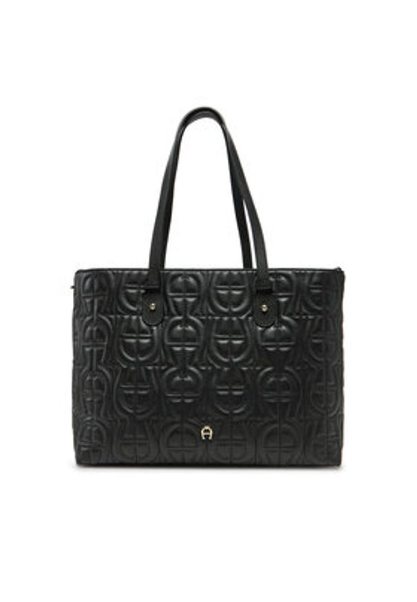 Aigner Torebka 137074 Czarny. Kolor: czarny. Materiał: skórzane