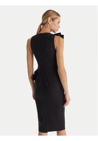 Babylon Sukienka koktajlowa MF0214 Czarny Slim Fit. Kolor: czarny. Materiał: syntetyk. Styl: wizytowy #5