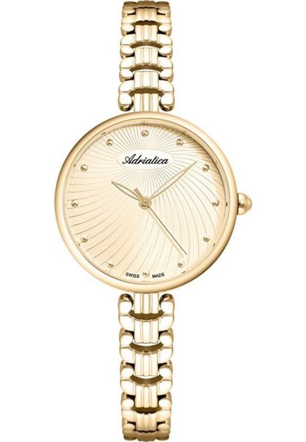 Zegarek Adriatica Zegarek damski Adriatica A3822.1141Q złoty. Kolor: złoty