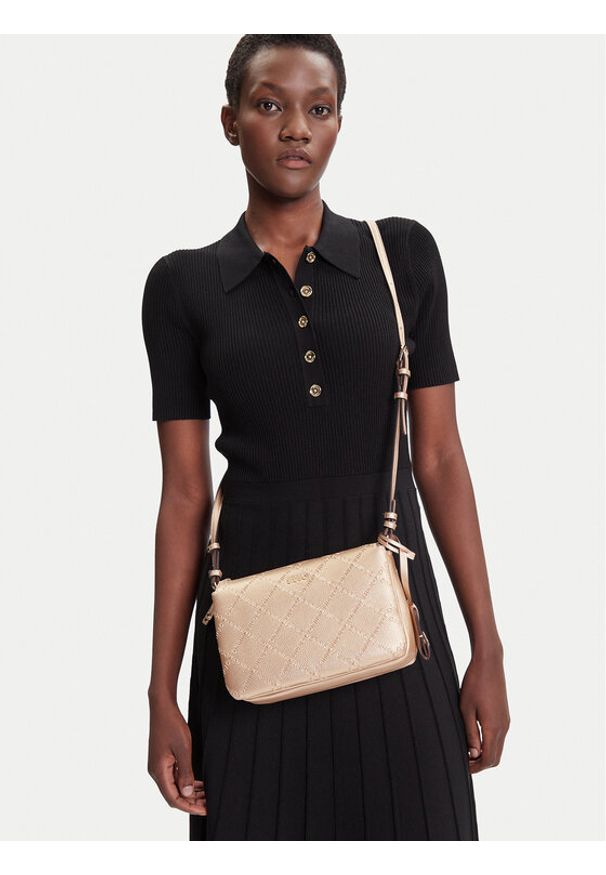 Liu Jo Torebka Ecs S Crossbody AF5072 E0538 Złoty. Kolor: złoty. Materiał: skórzane