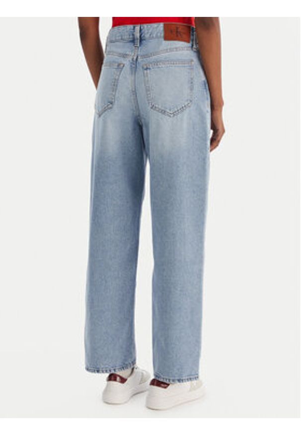 Calvin Klein Jeans Jeansy Eu Barrel LV047E628G Niebieski Barrel Fit. Kolor: niebieski