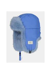 Czapka Damska Barts Hawka Bomber. Kolor: niebieski. Materiał: futro. Styl: elegancki #1