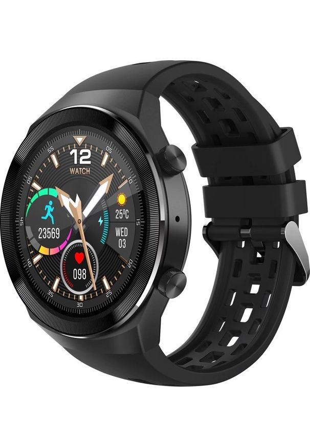 Smartwatch Bymuse Q8 Czarny. Rodzaj zegarka: smartwatch. Kolor: czarny