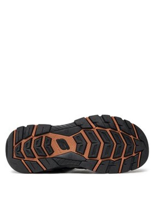 skechers - Skechers Sandały Tresmen-Outseen 204111/CHOC Brązowy. Kolor: brązowy. Materiał: skóra