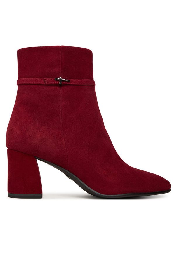Botki Tamaris. Kolor: czerwony