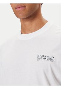 Hugo - HUGO T-Shirt Nyrotee 50549769 Biały Loose Fit. Kolor: biały. Materiał: bawełna #2