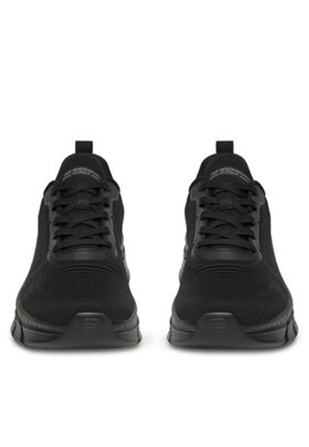 skechers - Skechers Sneakersy BOBS B FLEX HI 117385 BBK Czarny. Kolor: czarny. Materiał: materiał