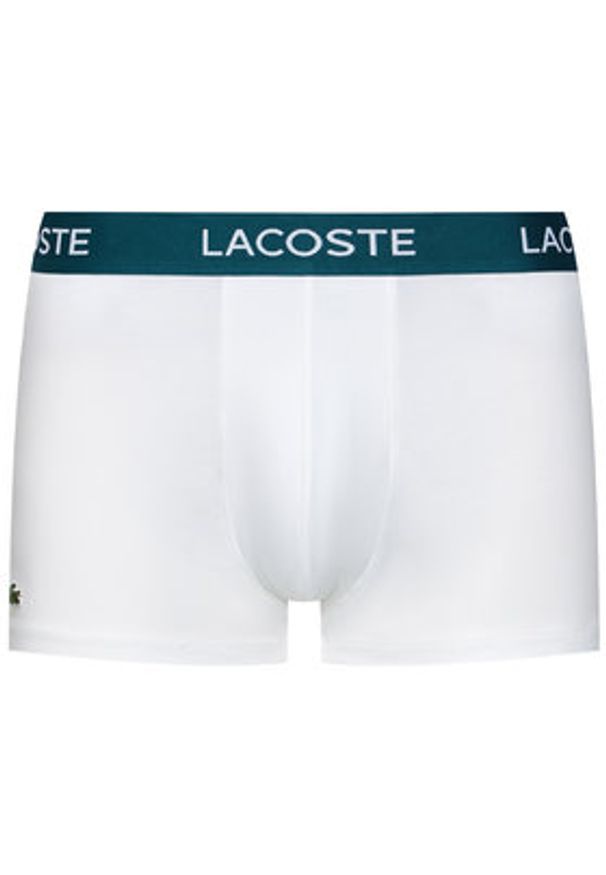 Lacoste Komplet 3 par bokserek 5H3389 Biały. Kolor: biały. Materiał: bawełna