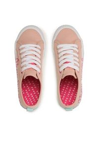 Pepe Jeans Sneakersy Ottis Log G PGS30577 Różowy. Kolor: różowy. Materiał: materiał