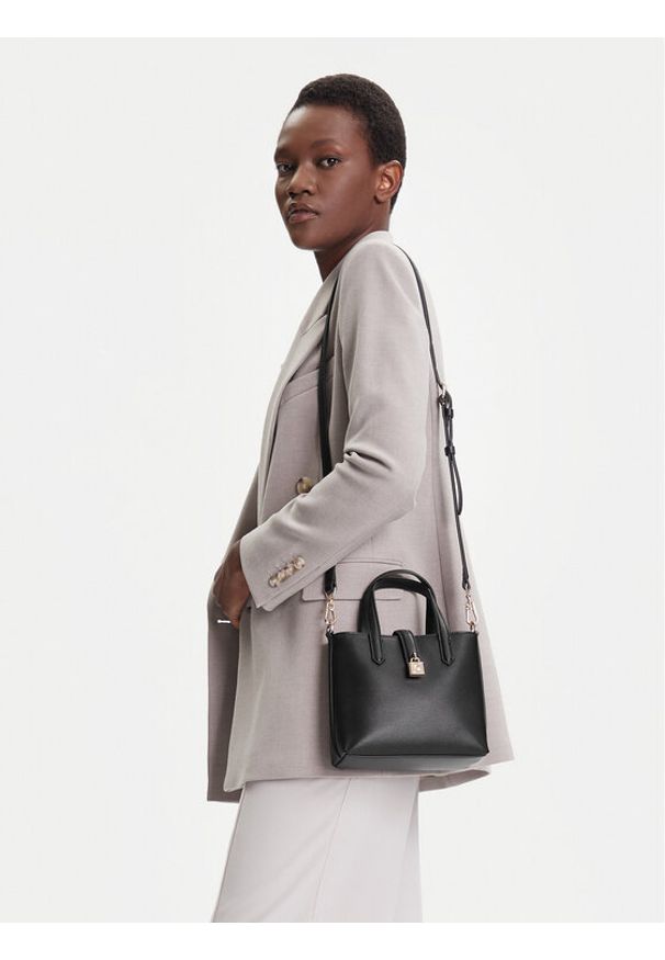 Karl Lagerfeld - KARL LAGERFELD Torebka A3W30151 Czarny. Kolor: czarny. Materiał: skórzane