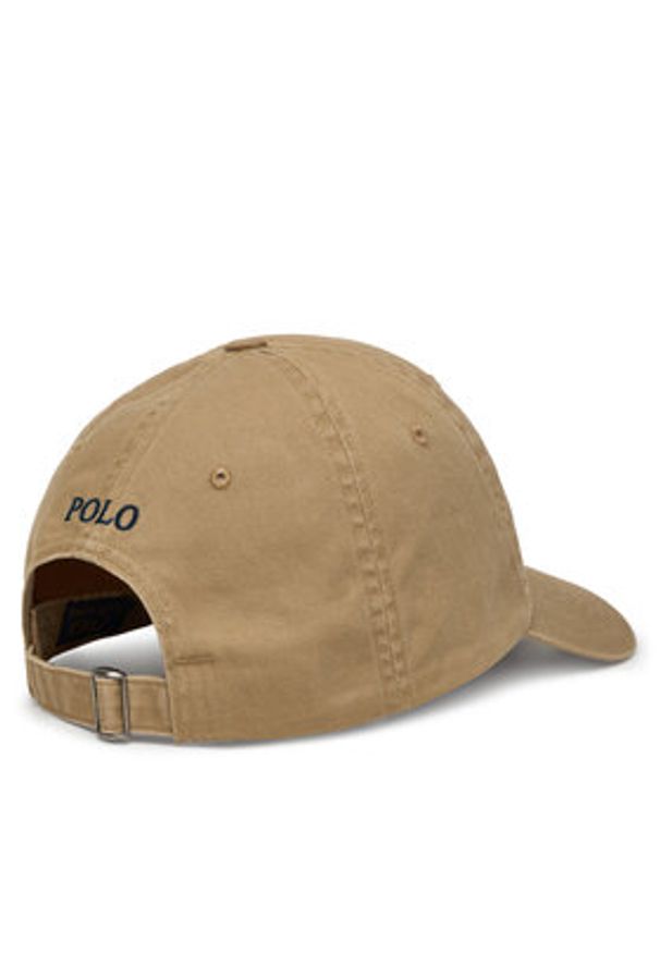 Polo Ralph Lauren Czapka z daszkiem 211912843020 Brązowy. Kolor: brązowy. Materiał: bawełna
