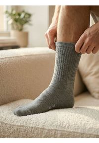 Sinsay - Długie skarpetki OEKO-TEX 7 pack - szary. Kolor: szary