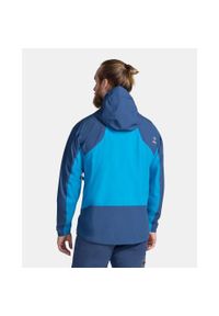 Męska wodoodporna kurtka hardshell Kilpi MAMBA-M. Kolor: niebieski. Materiał: nylon. Sport: turystyka piesza #2