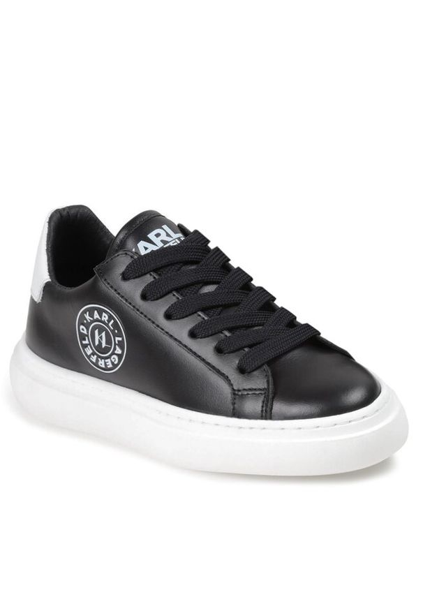 Sneakersy Karl Lagerfeld Kids. Kolor: czarny