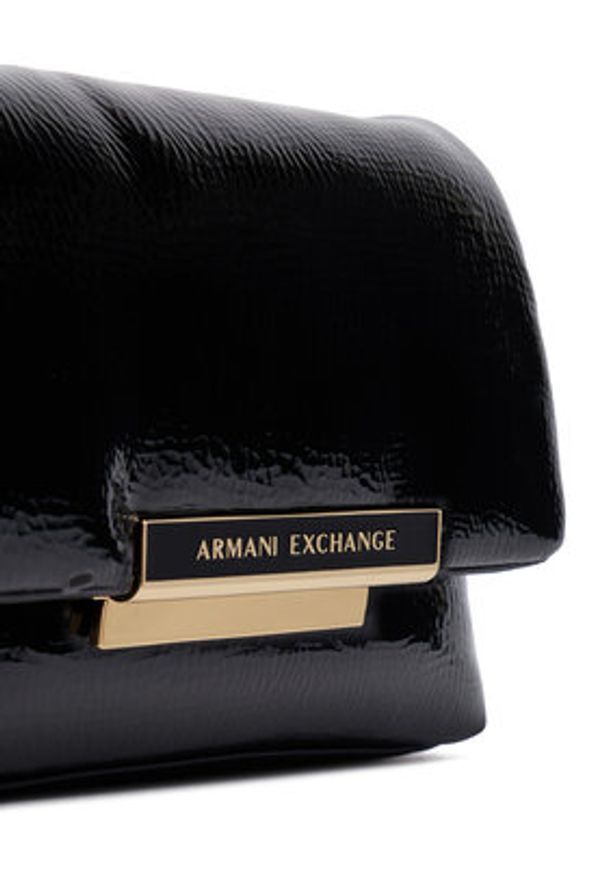 Armani Exchange Torebka XW000357 AF17239 UC001 Czarny. Kolor: czarny. Materiał: skórzane