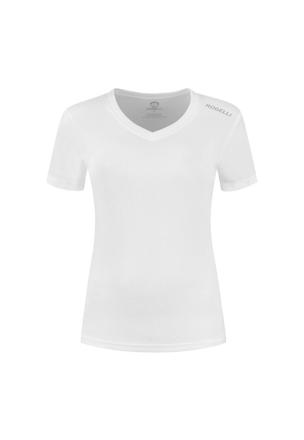 ROGELLI - Funkcjonalna koszulka damska Rogelli PROMOTION LADY. Kolor: biały