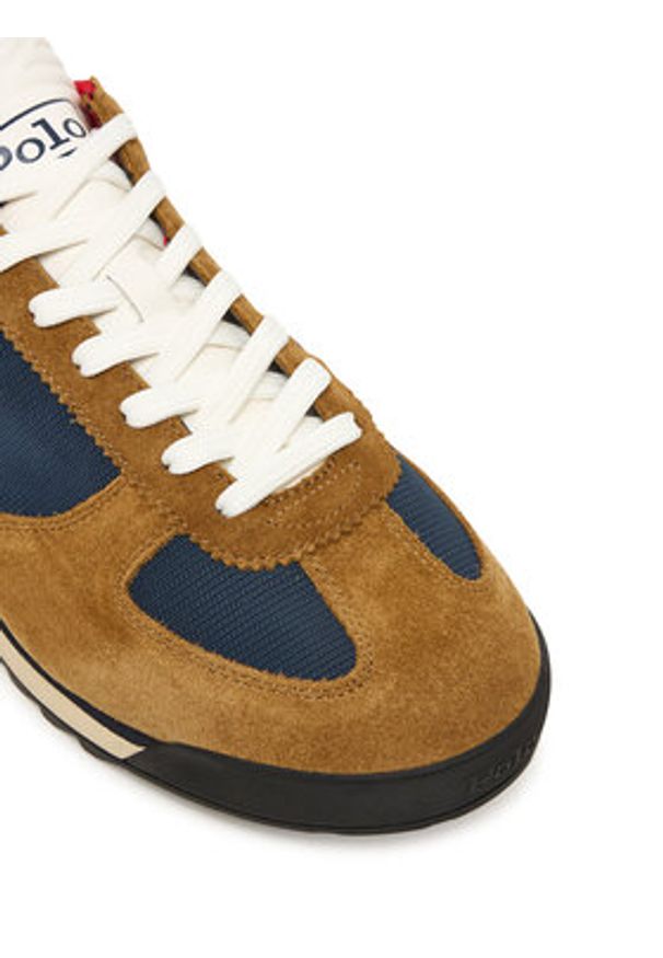 Polo Ralph Lauren Sneakersy 809974040001 Brązowy. Kolor: brązowy. Materiał: zamsz, skóra