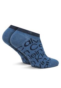 Calvin Klein Zestaw 3 par niskich skarpet męskich 701218714 Kolorowy. Materiał: materiał, bawełna. Wzór: kolorowy