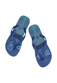 Niebieskie Japonki Ipanema Wygodne Obuwie Męskie. Okazja: na plażę, na co dzień. Kolor: niebieski. Materiał: materiał. Sezon: lato. Styl: elegancki, casual #7