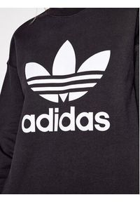 Adidas - adidas Bluza Trefoil Crew FM3272 Czarny Regular Fit. Kolor: czarny. Materiał: bawełna #4