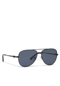 Kurt Geiger Okulary przeciwsłoneczne dziecięce Shoreditch Aviator 2291300999 Czarny. Kolor: czarny