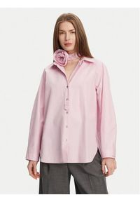 Marella Koszula Von 2513111014 Różowy Relaxed Fit. Kolor: różowy. Materiał: bawełna