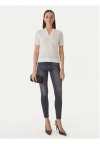 Guess Polo W6GR03 Z0583 Kremowy Regular Fit. Typ kołnierza: polo. Kolor: kremowy. Materiał: wełna #5