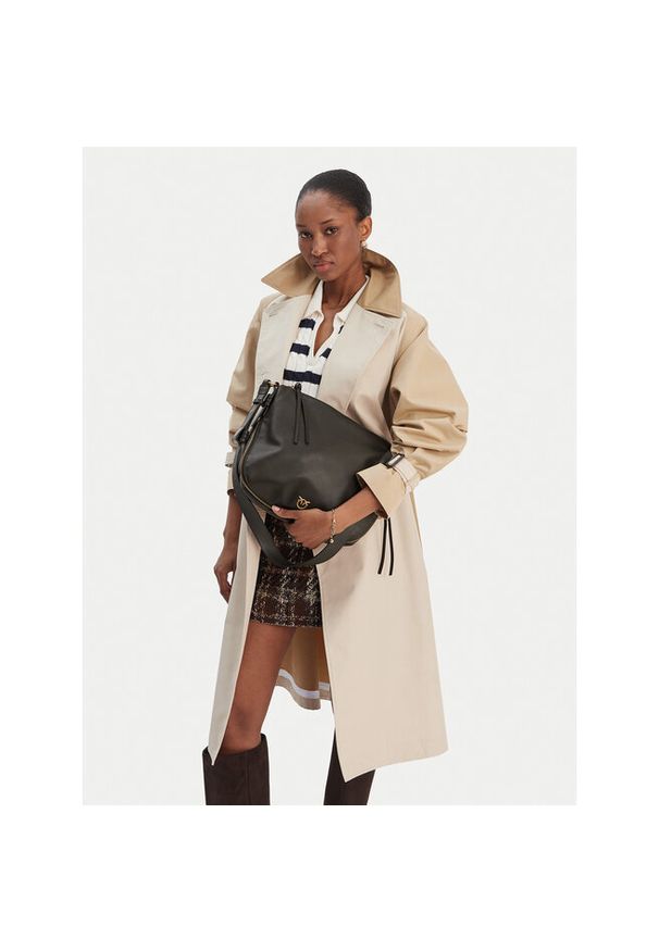 Pinko - Torebka PINKO. Kolor: zielony