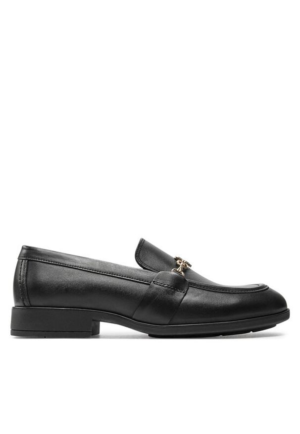 TOMMY HILFIGER - Tommy Hilfiger Loafersy FW0FW08339 Czarny. Kolor: czarny. Materiał: skóra