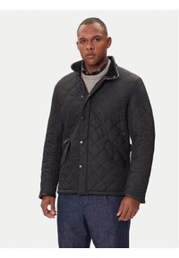 Barbour Kurtka przejściowa Powell MQU0281BK11 Czarny Slim Fit. Kolor: czarny. Materiał: syntetyk