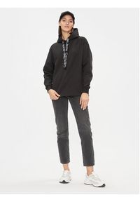 Calvin Klein Jeans Bluza J20J221942 Czarny Relaxed Fit. Kolor: czarny. Materiał: syntetyk