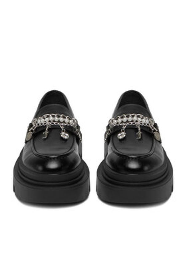 Juicy Couture Loafersy CEO-HY63020S-6A Czarny. Kolor: czarny. Materiał: materiał, syntetyk