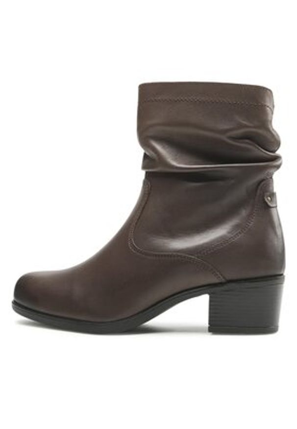 Go Soft Botki EST-GUSTA-12 Brązowy. Kolor: brązowy. Materiał: skóra