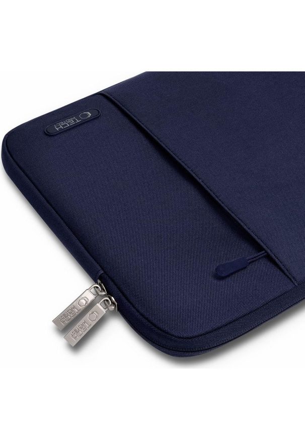 TECH-PROTECT - Wsuwka Tech-Protect Sleevy 15''-16'' granatowy. Kolor: niebieski. Materiał: poliester, polar, materiał, tkanina. Styl: elegancki, biznesowy, casual