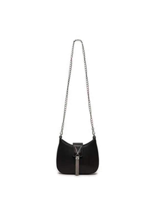 VALENTINO - Valentino Torebka Divina VBS1R417G Czarny. Kolor: czarny. Materiał: skórzane