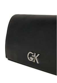 Calvin Klein Torebka Ck Mini Conv Chain Bag K60K612806 Czarny. Kolor: czarny. Materiał: skórzane #5