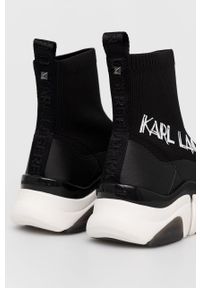 Karl Lagerfeld Buty kolor czarny. Nosek buta: okrągły. Kolor: czarny. Materiał: guma #3