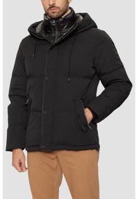 Guess - GUESS Czarna męska kurtka High Collar, Rozmiar XL. Kolor: czarny #1