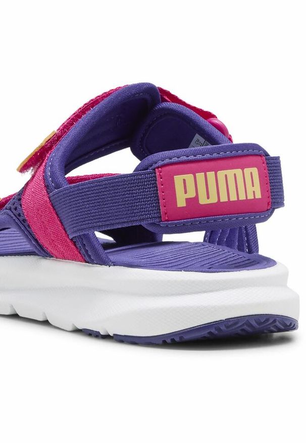 Puma - Sandały młodzieżowe PUMA Evolve PUMA. Kolor: wielokolorowy, różowy, pomarańczowy, fioletowy. Materiał: syntetyk, materiał. Styl: młodzieżowy