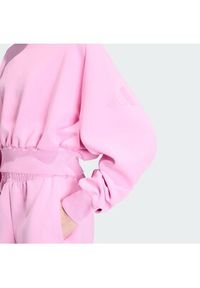Adidas - adidas Bluza Soft Lux KA7016 Różowy Loose Fit. Kolor: różowy. Materiał: syntetyk #4