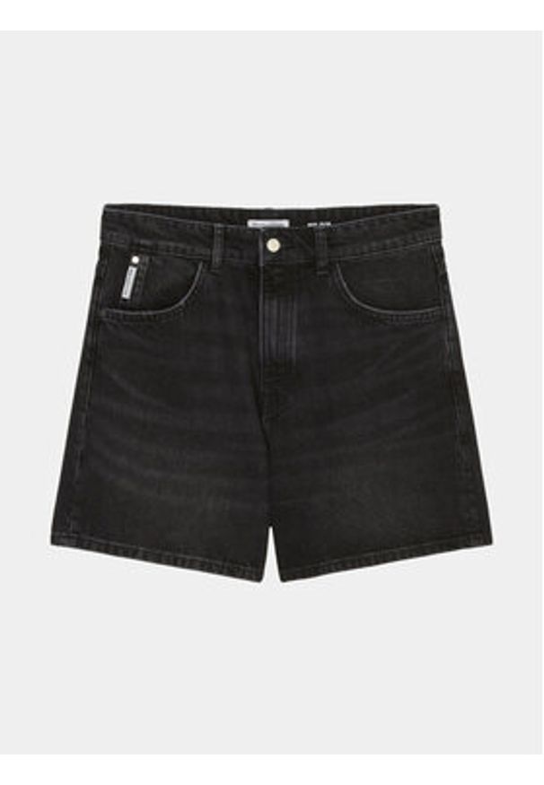 Marc O'Polo Denim Szorty jeansowe 443 9101 13031 Czarny Relaxed Fit. Kolor: czarny. Materiał: bawełna