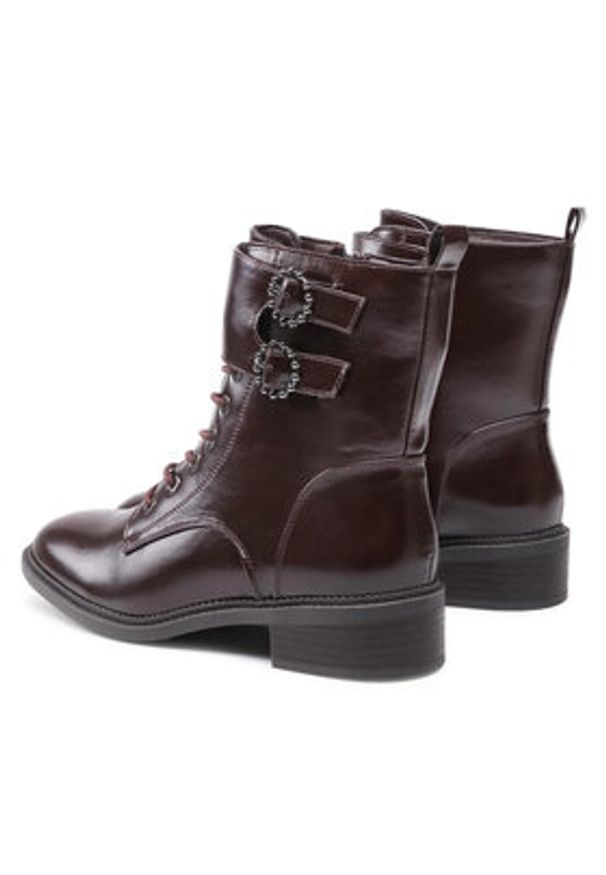 Jenny Fairy Trzewiki LS5576-04 Brązowy. Kolor: brązowy. Materiał: skóra