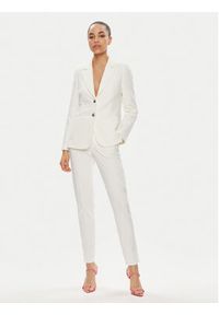 Rinascimento Spodnie materiałowe CFC0118281003 Biały Regular Fit. Kolor: biały. Materiał: syntetyk #2