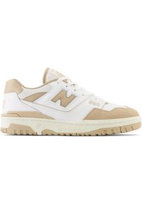Buty męskie New Balance BB550NEC – białe. Okazja: na co dzień. Kolor: biały. Materiał: materiał, syntetyk, skóra. Szerokość cholewki: normalna #1