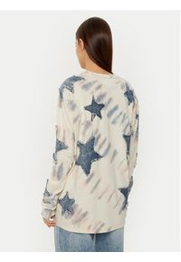 One Teaspoon Bluza Denim Star 26795C Beżowy Relaxed Fit. Kolor: beżowy. Materiał: bawełna #4