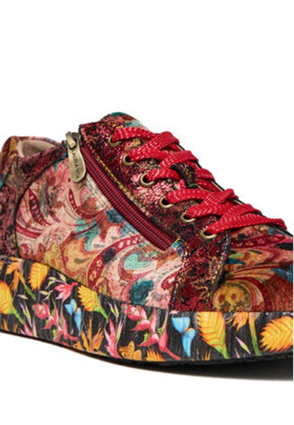 Laura Vita Sneakersy Nikito 04 Kolorowy. Materiał: materiał. Wzór: kolorowy