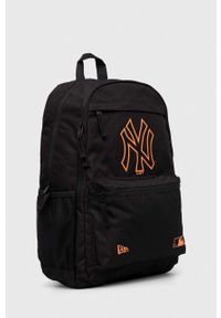 New Era plecak kolor czarny duży z nadrukiem NEW YORK YANKEES. Kolor: czarny. Wzór: nadruk #5